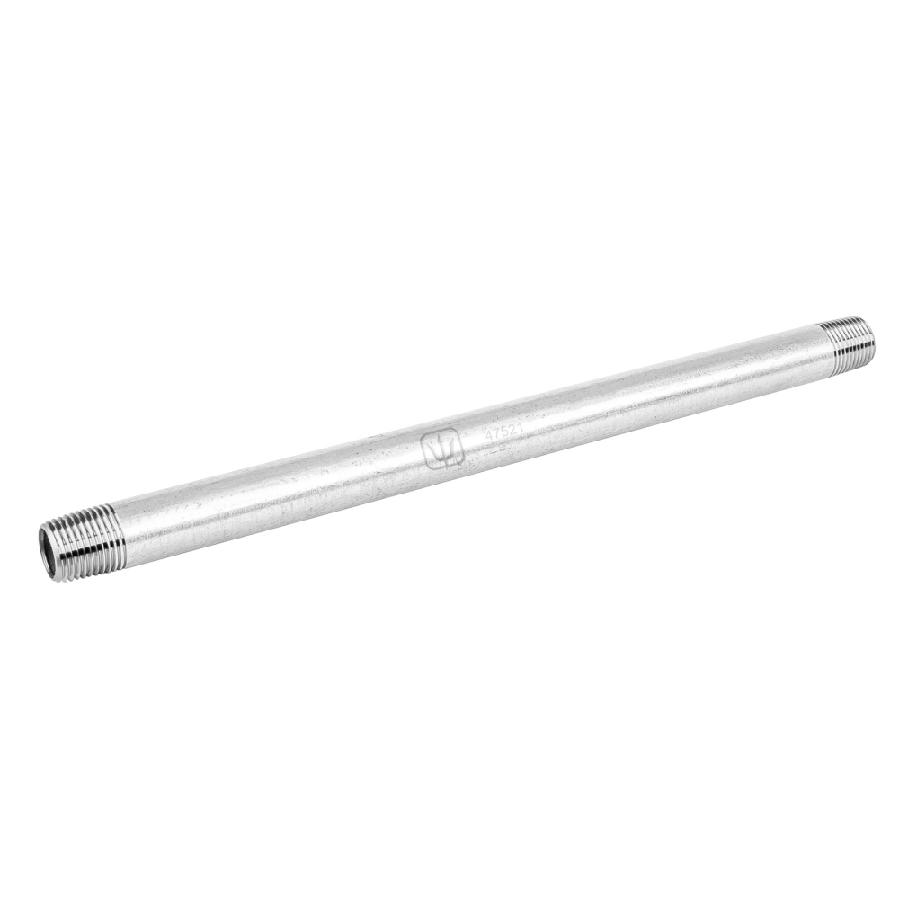 Niple de acero galvanizado 1/2' x 12', FOSET CG-406