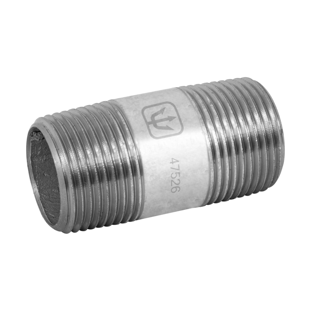 Niple de acero galvanizado 3/4' x 2', FOSET CG-411