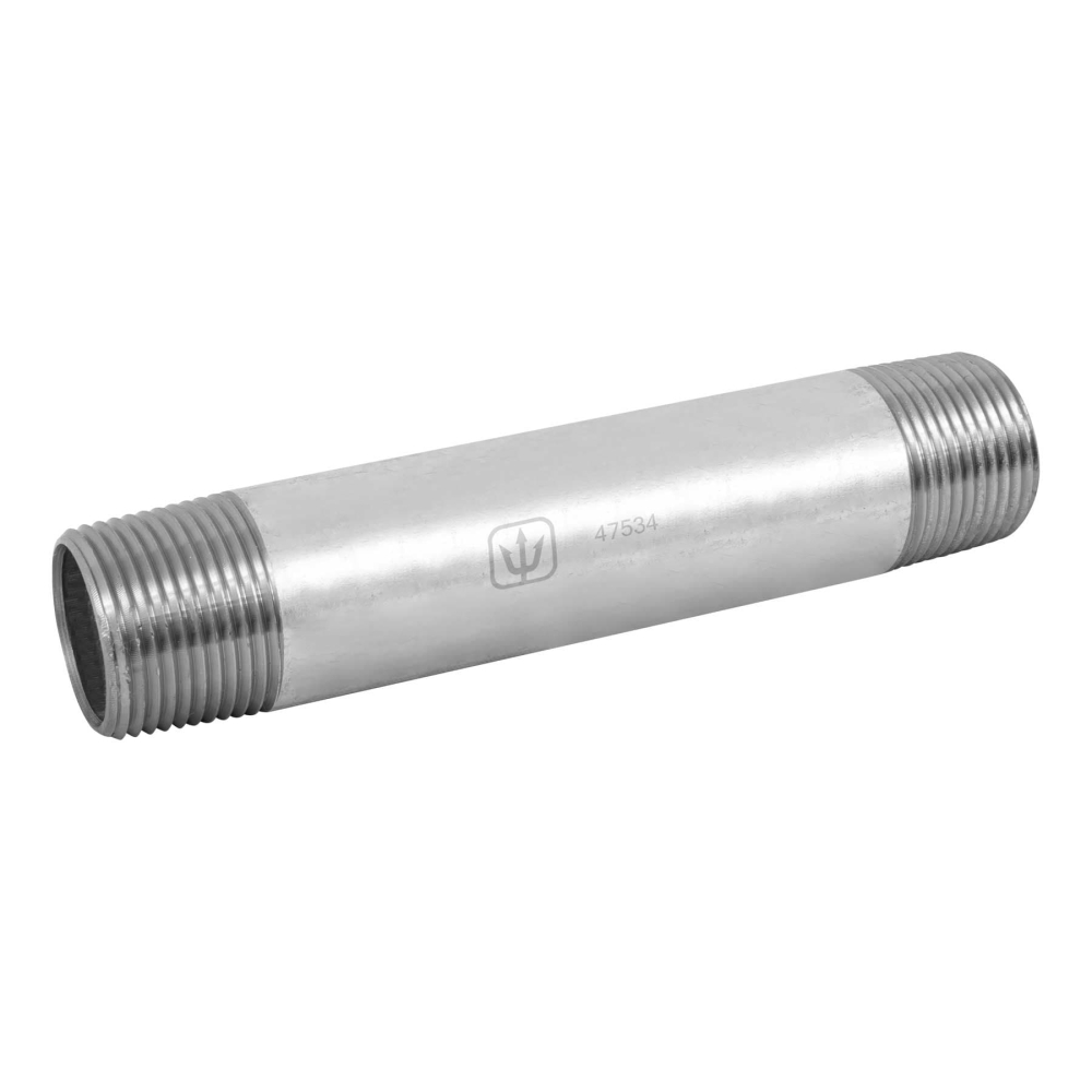 Niple de acero galvanizado 1' x 6', FOSET CG-419