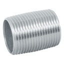 Niple de acero galvanizado 1' cuerda corrida, FOSET CG-473