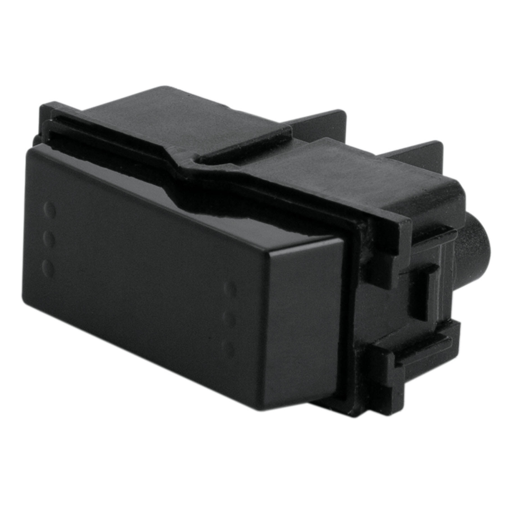 Interruptor de 3 vías, línea Italiana, color negro, VOLTECK APSE-EIN