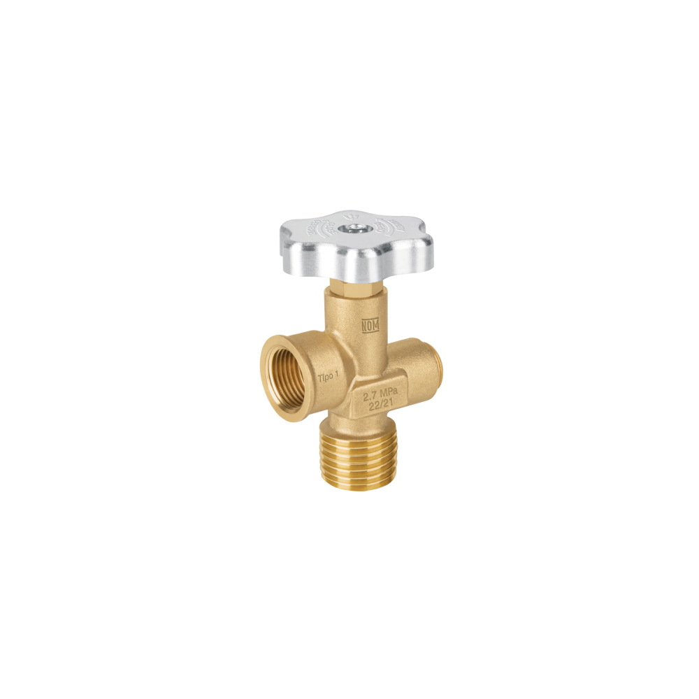 Válvula para cilindros de gas LP hasta 45 kg, FOSET VGC-560