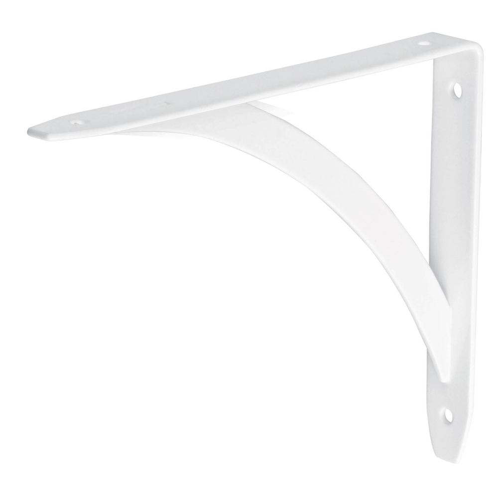 Ménsula reforzada blanca 5 x 7', diseño barra, FIERO MED-6BB
