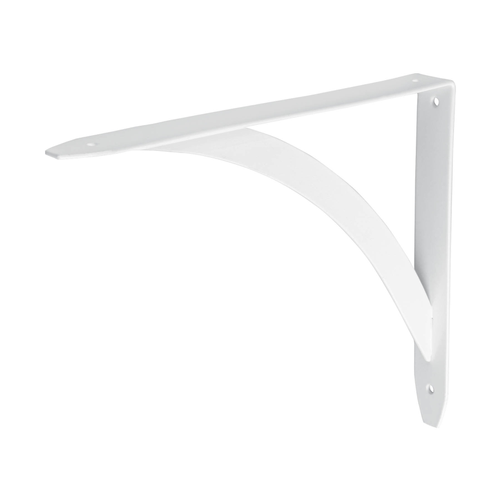 Ménsula reforzada blanca 8 x 10', diseño barra, FIERO MED-10BB
