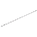 Cremallera sencilla blanca para ménsulas planas, 2m, FIERO SOMO-20CS