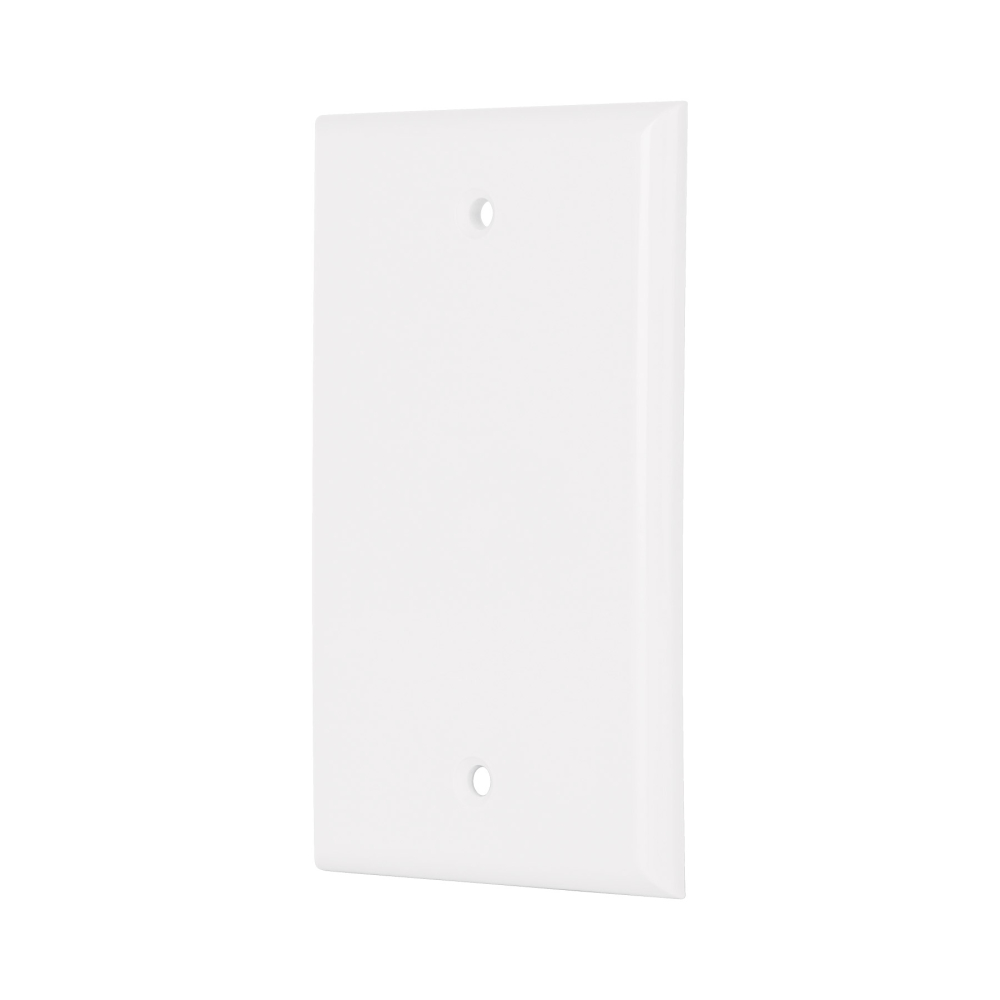 Placa de ABS ciega, Standard, blanco, Volteck PPCI-SB