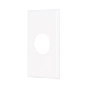 Placa de ABS para contacto redondo, Standard, blanco PPSE-SB