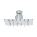 Regadera cuadrada 4', acero inox, sin brazo, cromo, TÚBIG R-413S