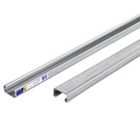 Perfil monocanal sólido de 3 m, 4 x 2 cm cal. 16, VOLTECK PU-162S