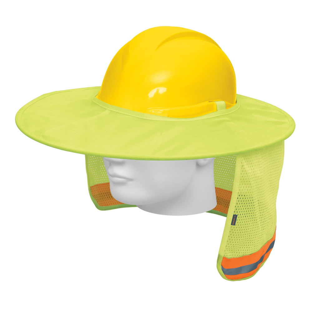 Protector solar plegable para casco, verde con reflejante PROCA-V