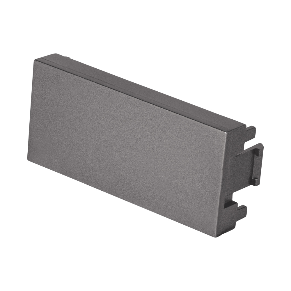 Tapón ciego acero inox de 1 módulo, línea Lisboa, VOLTECK TA-LA