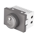 Dimmer giratorio acero inox de 1.5 módulos, línea Lisboa DIM15-LA