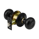 Cerradura pomo, negro, oval, entrada, HERMEX CEPO-62E