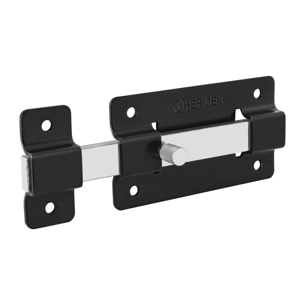 Pasador de barra plana 4', negro, HERMEX PAN-37