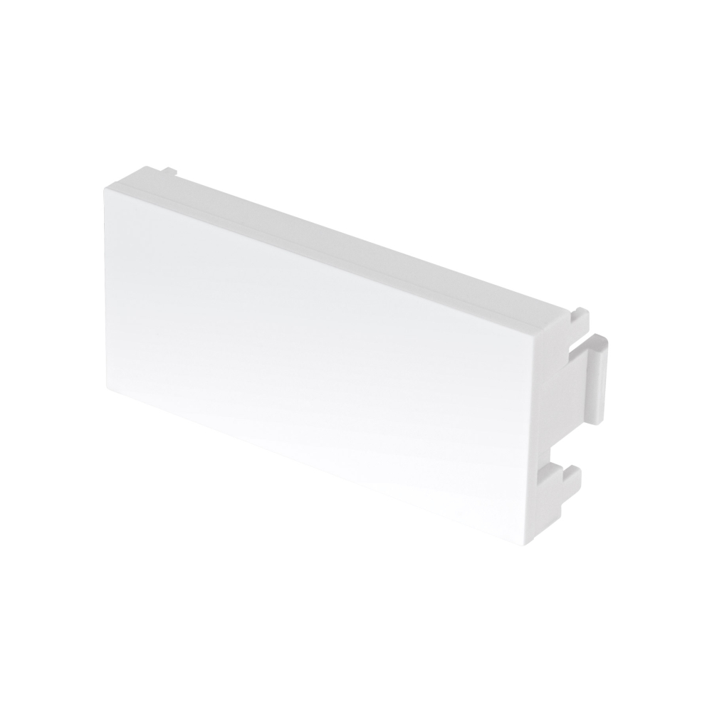 Tapón ciego blanco de 1 módulo, línea Lisboa, VOLTECK TA-LB