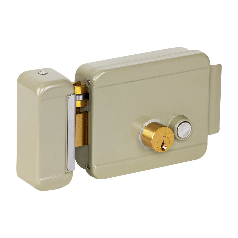 Cerradura electromecánica con botón, izquierda, HERMEX CEM-32I