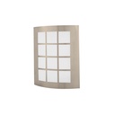 Arbotante LED exterior 15 W 3000K, 18x22 cm, VOLTECK ARB-003L