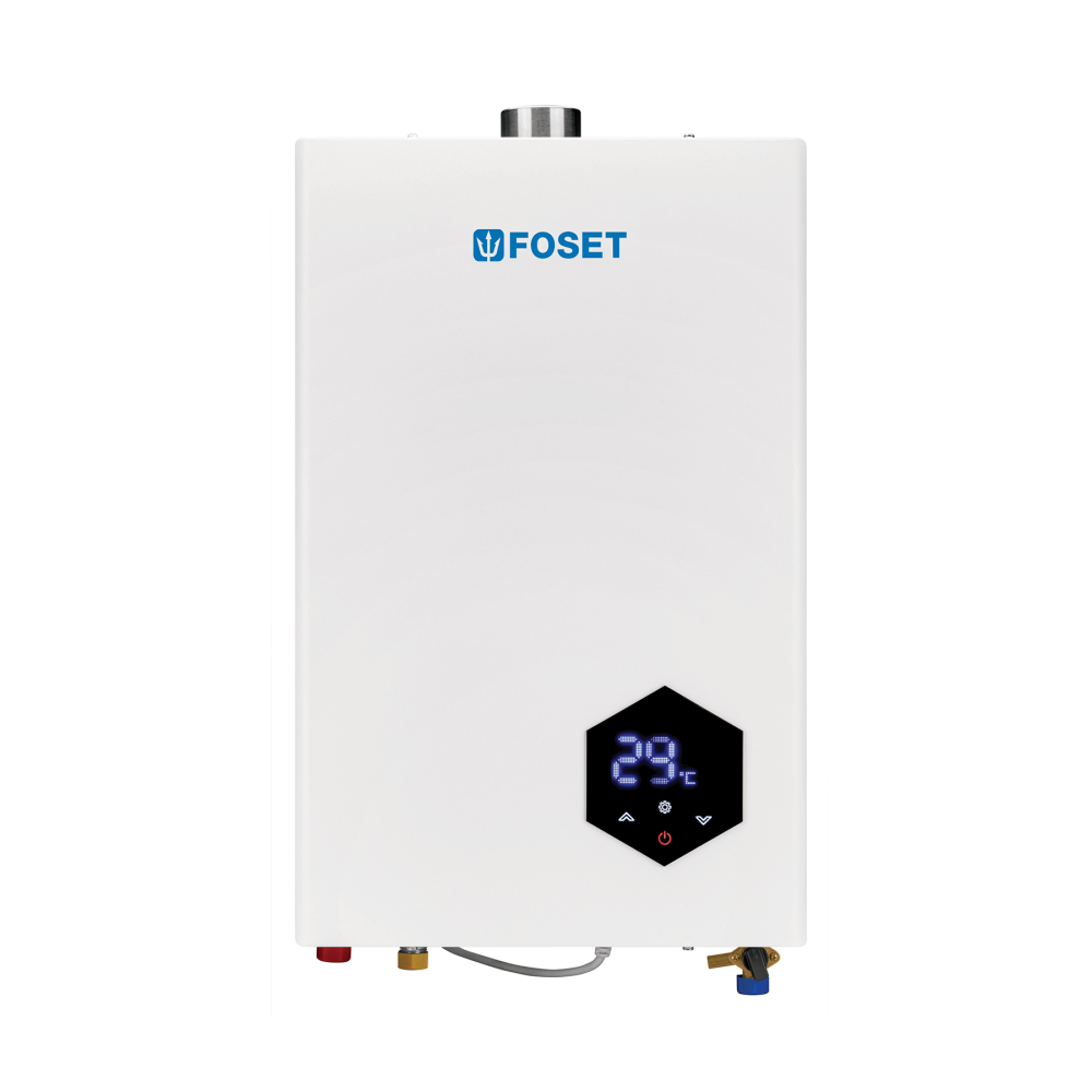 Calentador instantáneo modulante, 14L, 2 serv, gas LP, FOSET CALE-14IM