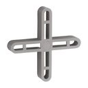 Bolsa con 100 separadores huecos de 5mm para losetas, Truper SELO-50H