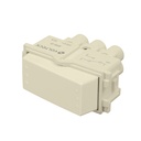 Interruptor de 3 vías, línea Italiana, color marfil, VOLTECK APSE-EI