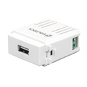 Módulo puerto USB, línea Italiana, color blanco, Volteck CUSB-IB