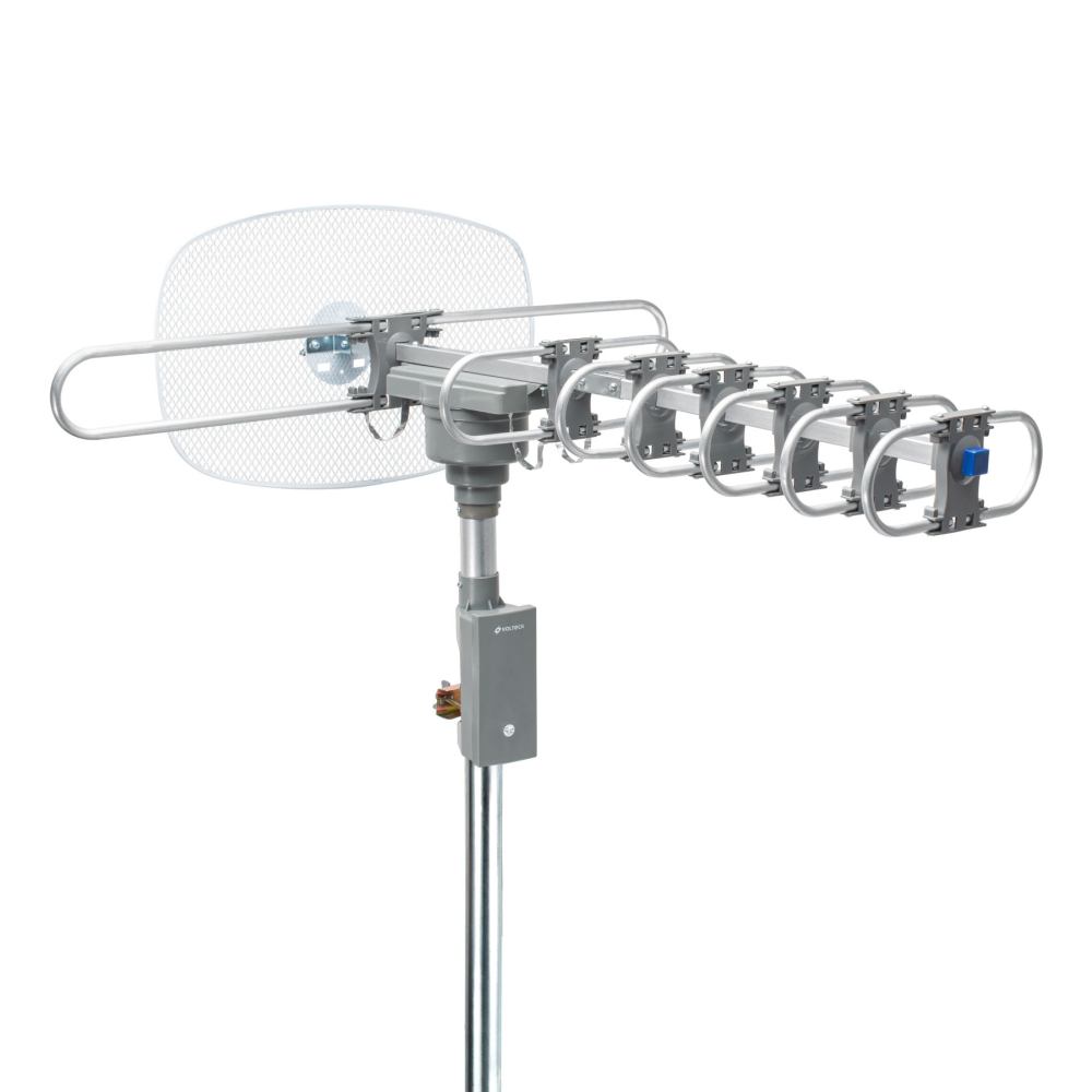 Antena aérea para HD TV, giratoria 360°, 16 dB, VOLTECK ANGI-360B
