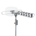 Antena aérea para HD TV, giratoria 360°, 16 dB, VOLTECK ANGI-360B