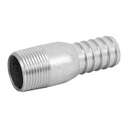 Niple de acero galvanizado 1' tipo botella, FOSET CG-482