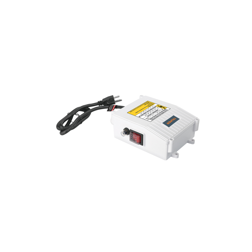 Caja de control para bomba tipo bala 1 HP, TRUPER CE-BOS-1LM