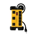 Multicontacto 14 AWG industrial supresor de picos 8 entradas MUL-812X