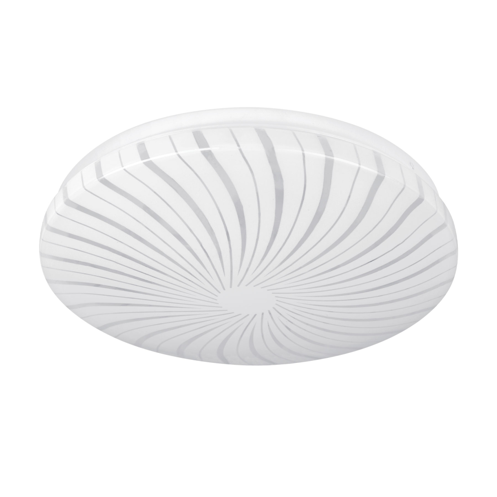 Luminario LED plafón decorativo 8W 3000K, espiral, BASIC PLA-301LC
