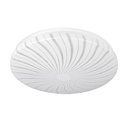 Luminario LED plafón decorativo 8W 3000K, espiral, BASIC PLA-301LC