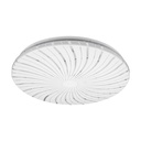 Luminario LED plafón decorativo 18W 3000K, espiral, BASIC PLA-303LC