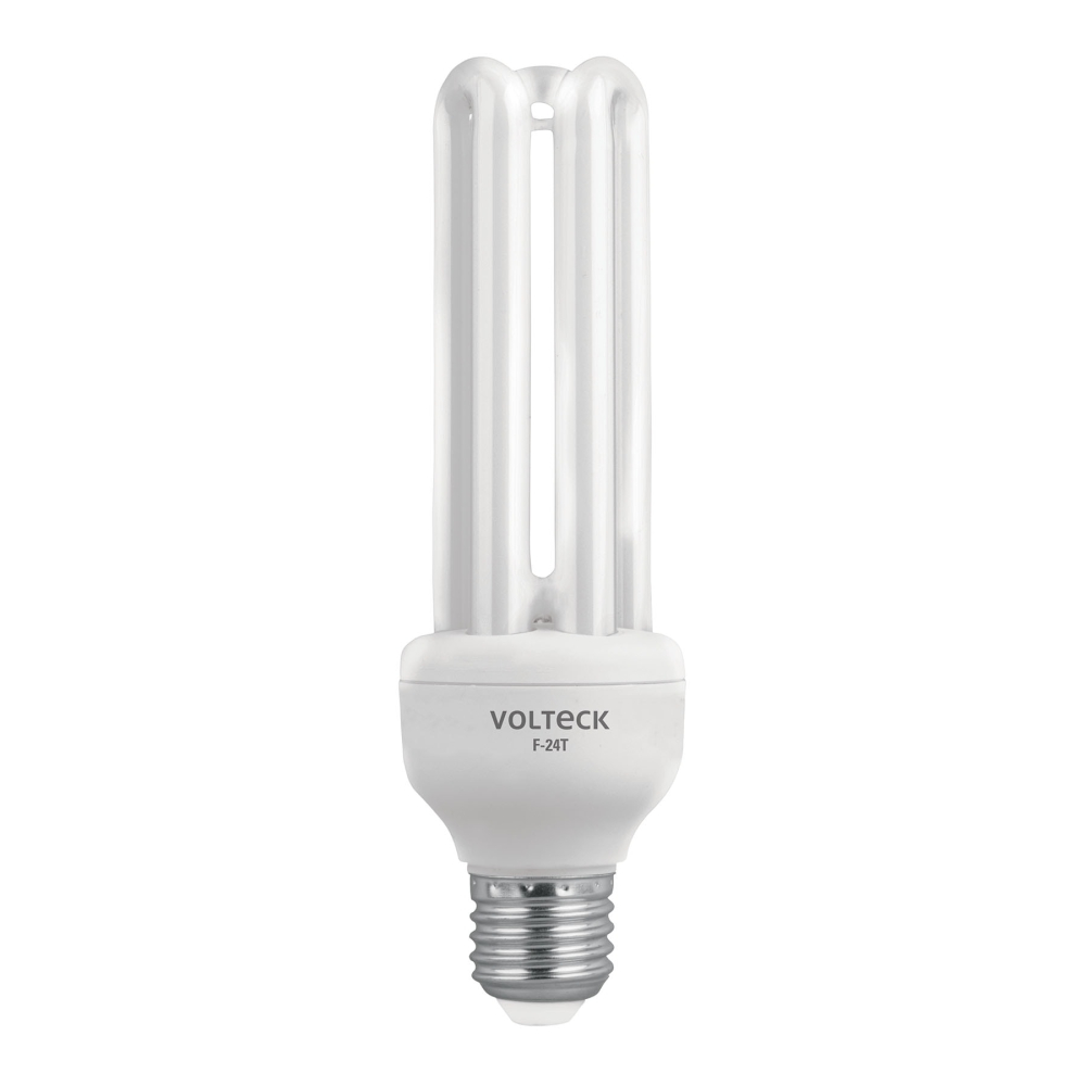 Lámpara triple T4 24 W luz de día en blíster, Volteck F-24T