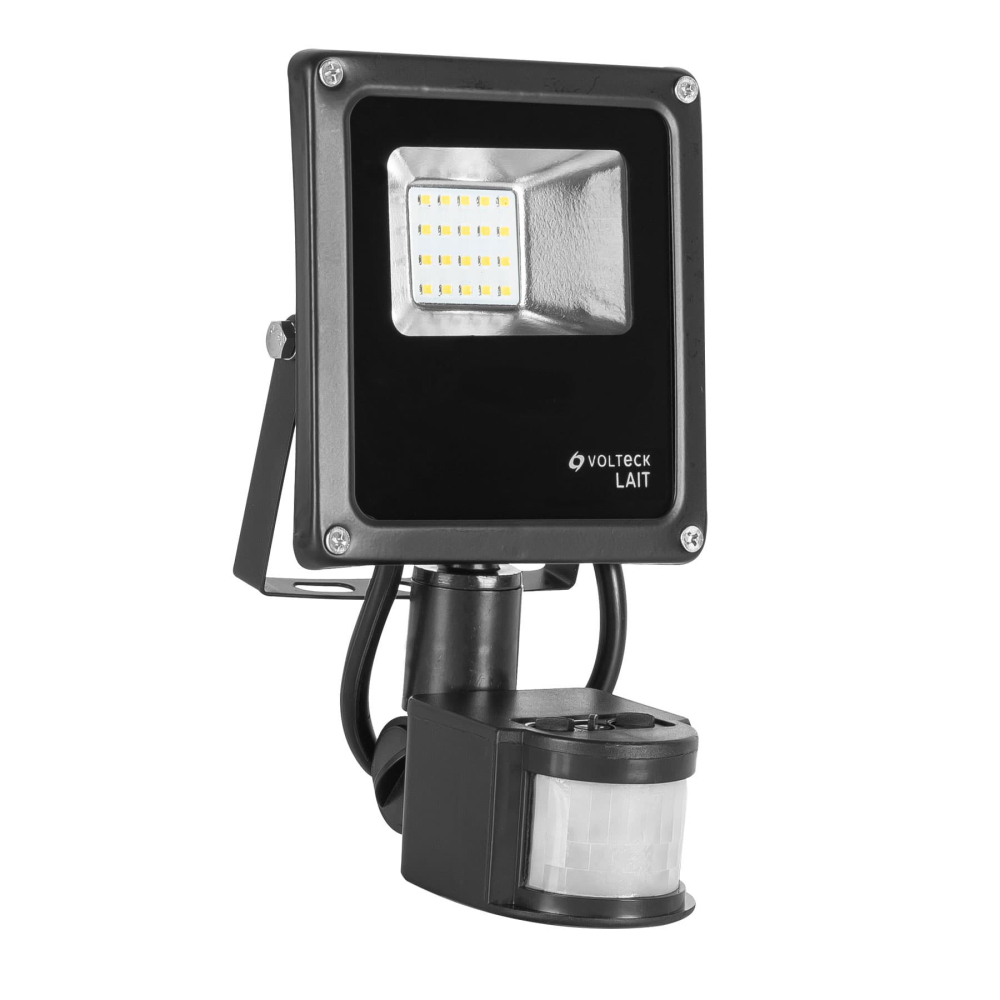 Reflector LED para exteriores 10W 6500K con sensor, VOLTECK REF-900L