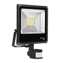 Reflector LED para exteriores 30W 6500K con sensor, VOLTECK REF-902L