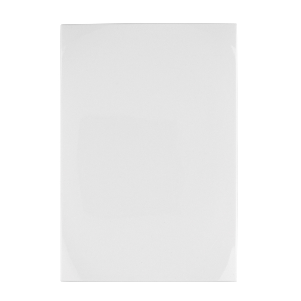 Placa de ABS ciega, línea Oslo, color blanco, VOLTECK PPCI-OB