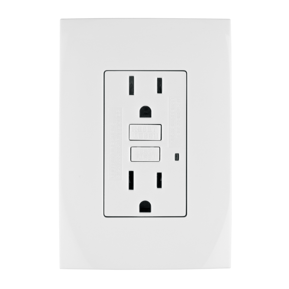 Contacto dúplex falla a tierra GFCI (ICFT), Oslo, Volteck CODO-GFCIOB