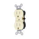 Contacto dúplex, 2 polos 3 hilos, Standard, granel, marfil CODO-SG