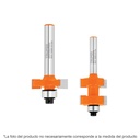 Juego de machimbrador, 5/8', con balero BROU-MACH5/8X