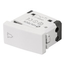 Interruptor para timbre, línea Oslo, color blanco, VOLTECK APTI-OB