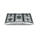 Parrilla gas empotrar 86cm, 5 quemadores,inoxidable, RIVIERA PAE-905GA