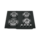 Parrilla gas empotrar 60 cm, 4 quemadores, vidrio, RIVIERA PAE-604GV
