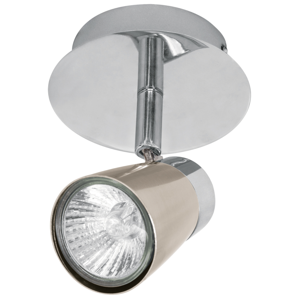 Luminario de sobreponer con 1 spot base GU10, VOLTECK SOB-301S