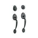 Doble jaladera, Lugo llave-mariposa, Negro, HERMEX CEP-61JJ