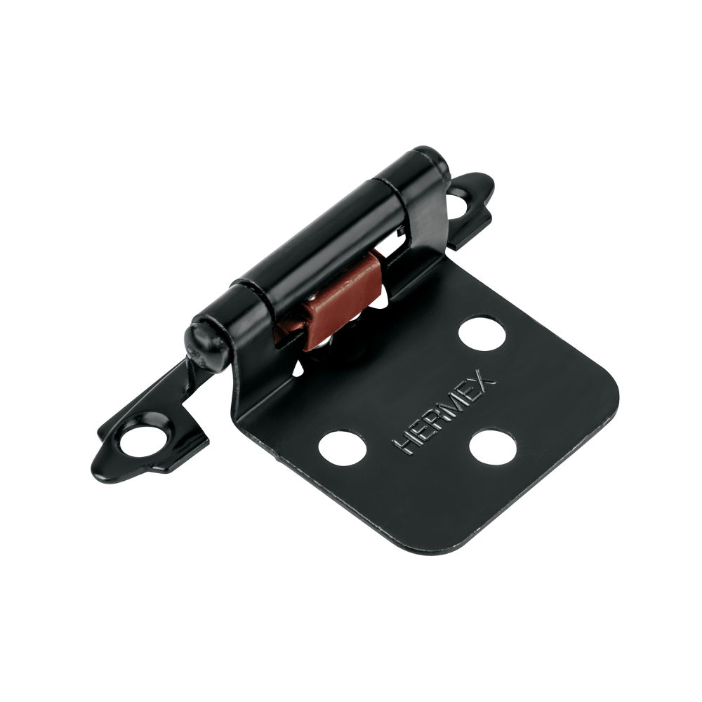 Bolsa con 2 bisagras parche de 7cm, negro, HERMEX BIPA-76