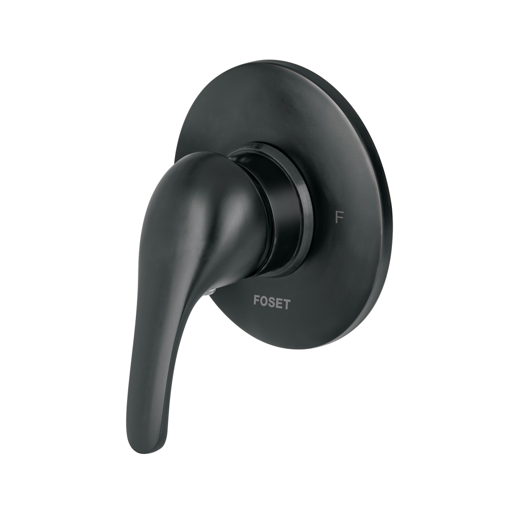 Monomando para regadera, negro, AQUA AQM-71M