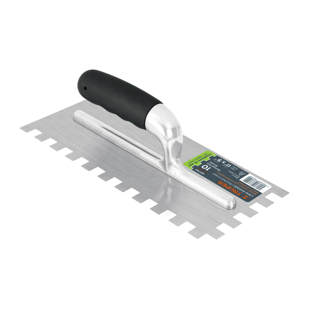 Llana 11' dentado cuadrado 1/2', 10 remaches, mango comfort LLG-11CG