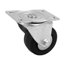 Rodaja hule 3', placa giratoria c/balero, carga 60kg, FIERO RO-1215