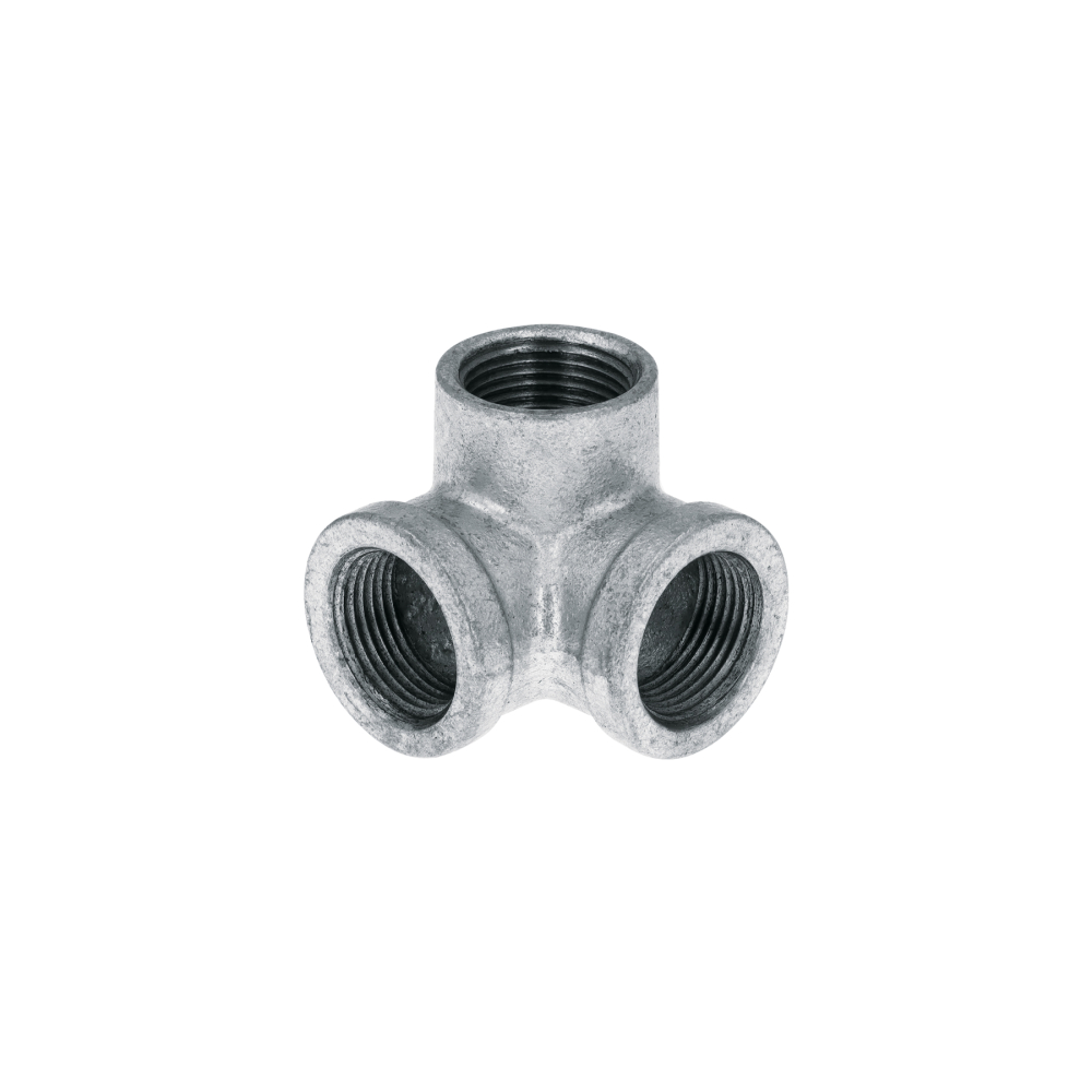 Codo rincón acero galvanizado de 3/4', FOSET CG-512